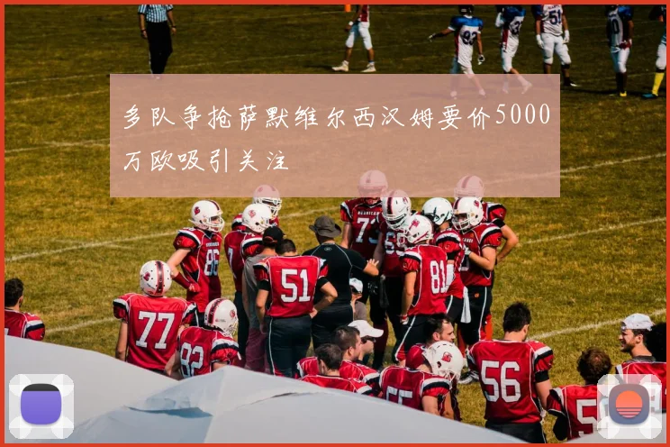 多队争抢萨默维尔西汉姆要价5000万欧吸引关注